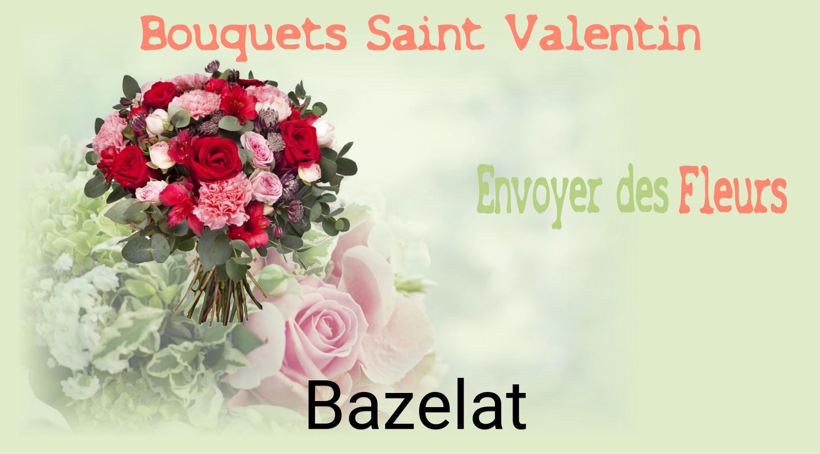 Roses de Saint-Valentin livrées à Bazelat